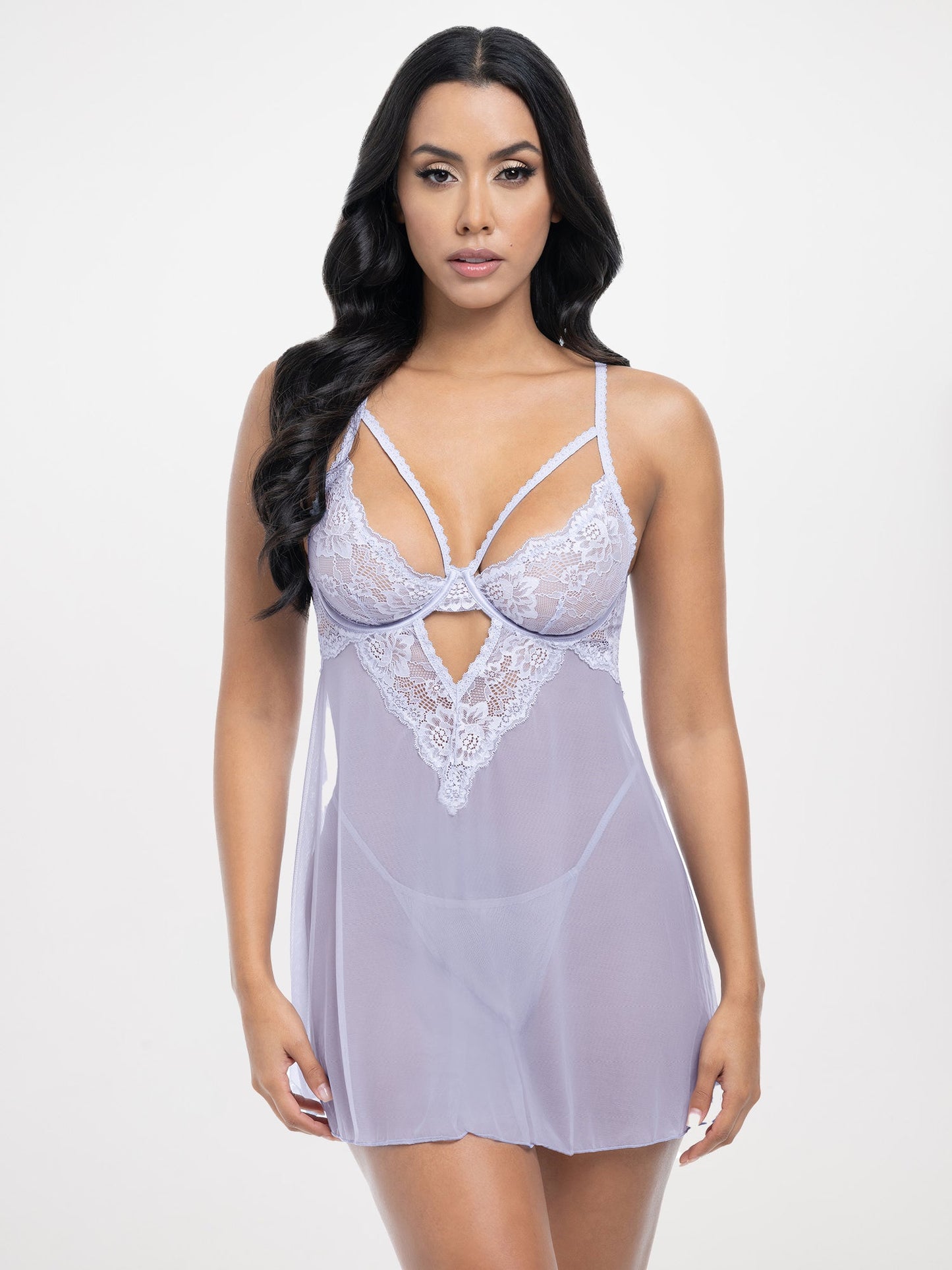 Elsie Cage Sheer Babydoll