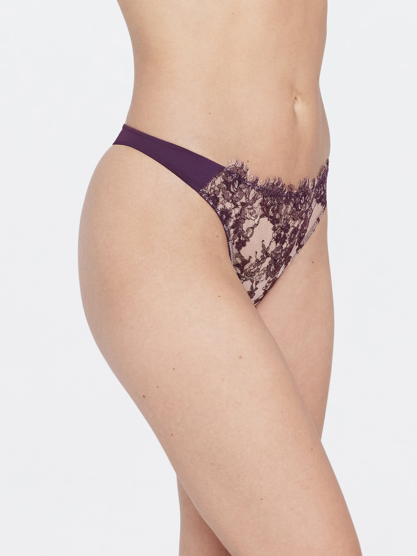 Entice Front Lace Thong - FINAL SALE