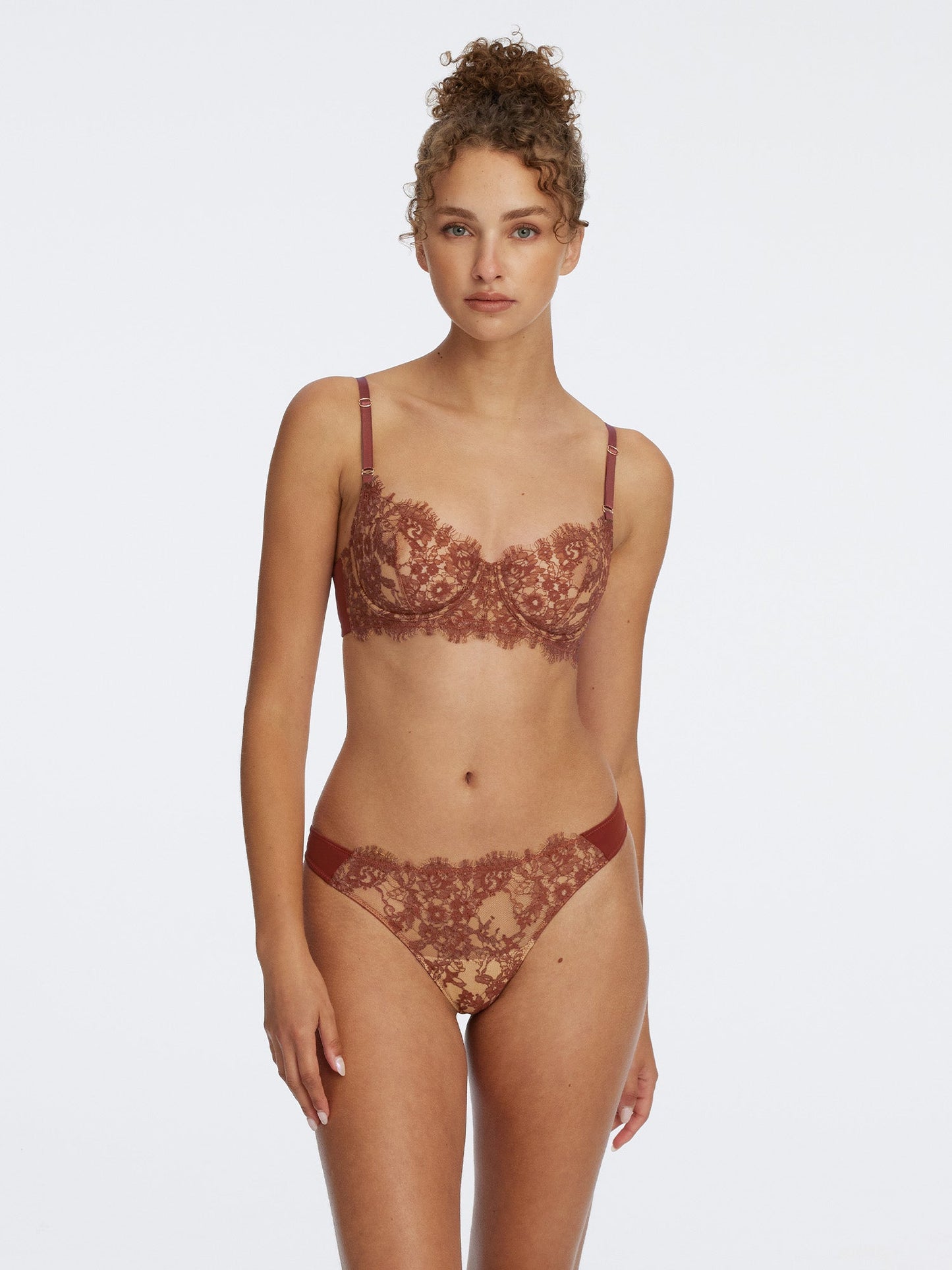 Entice Front Lace Thong - FINAL SALE