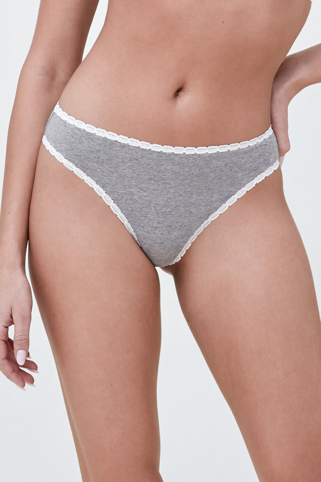 Adorned Hipster Cotton Thong 3-Pack - FINAL SALE