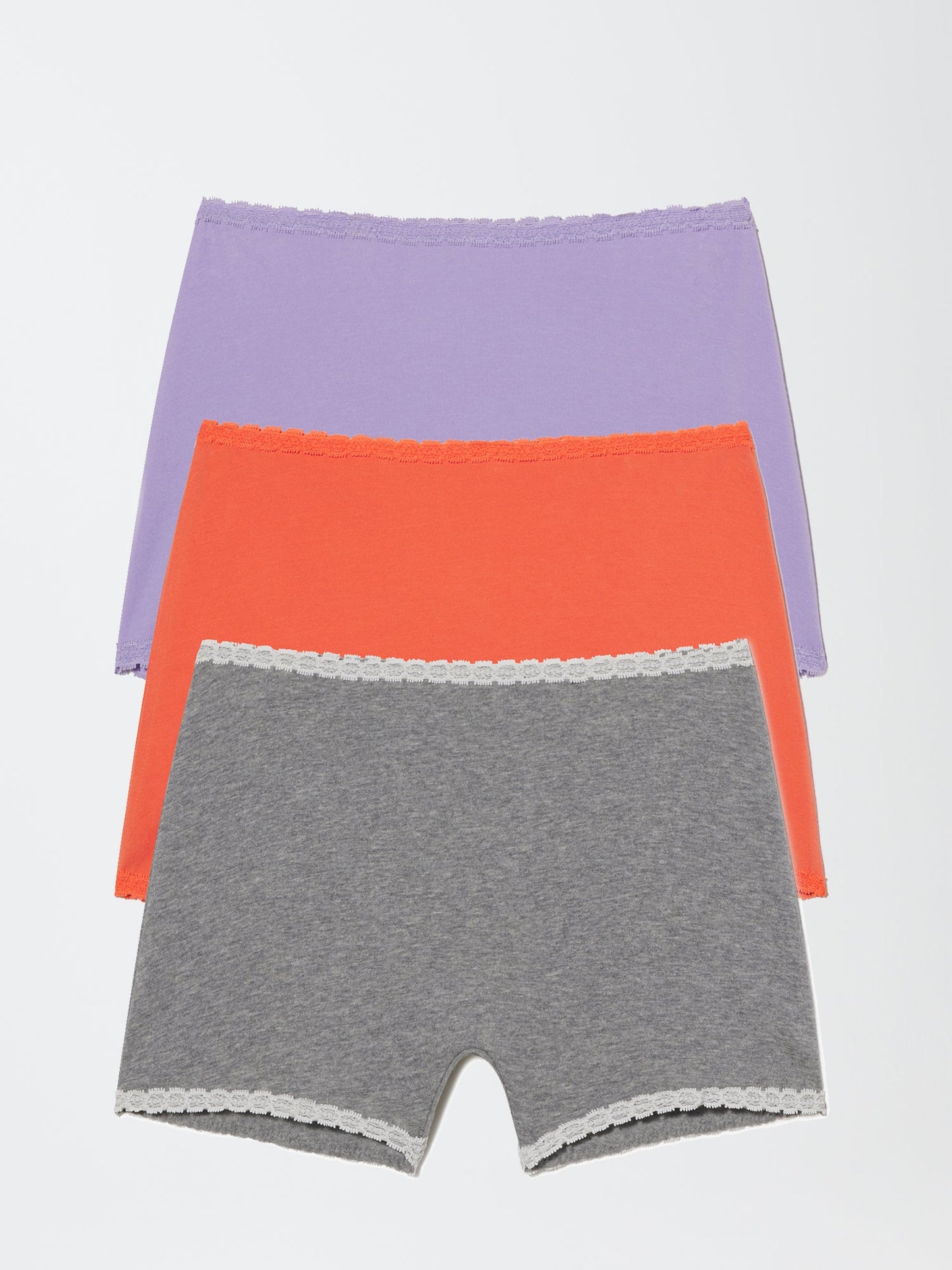 Adorned Cotton Boyshort 3-Pack - FINAL SALE