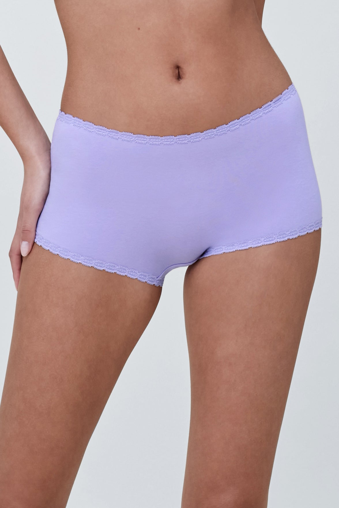 Adorned Cotton Boyshort 3-Pack - FINAL SALE