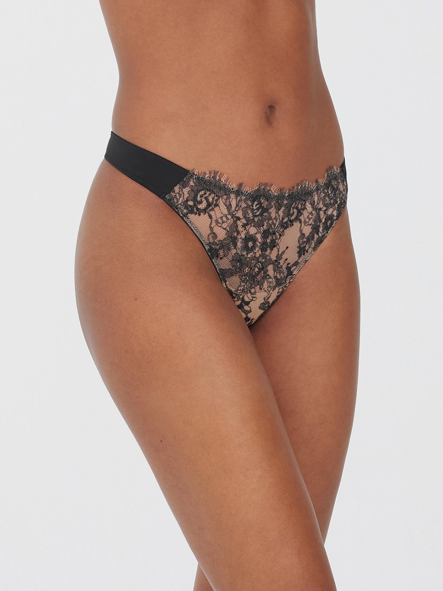 Entice Front Lace Thong