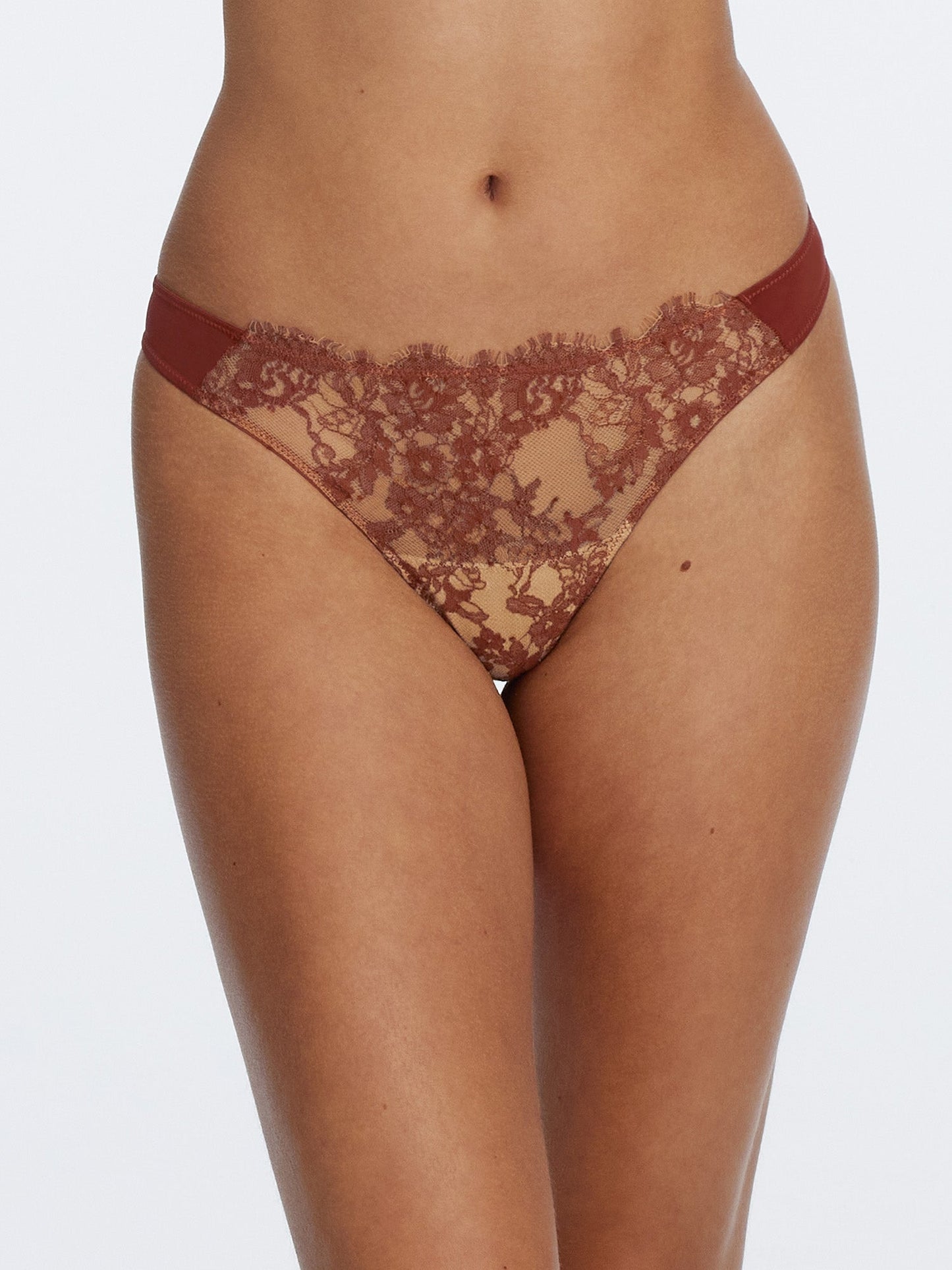 Entice Front Lace Thong - FINAL SALE