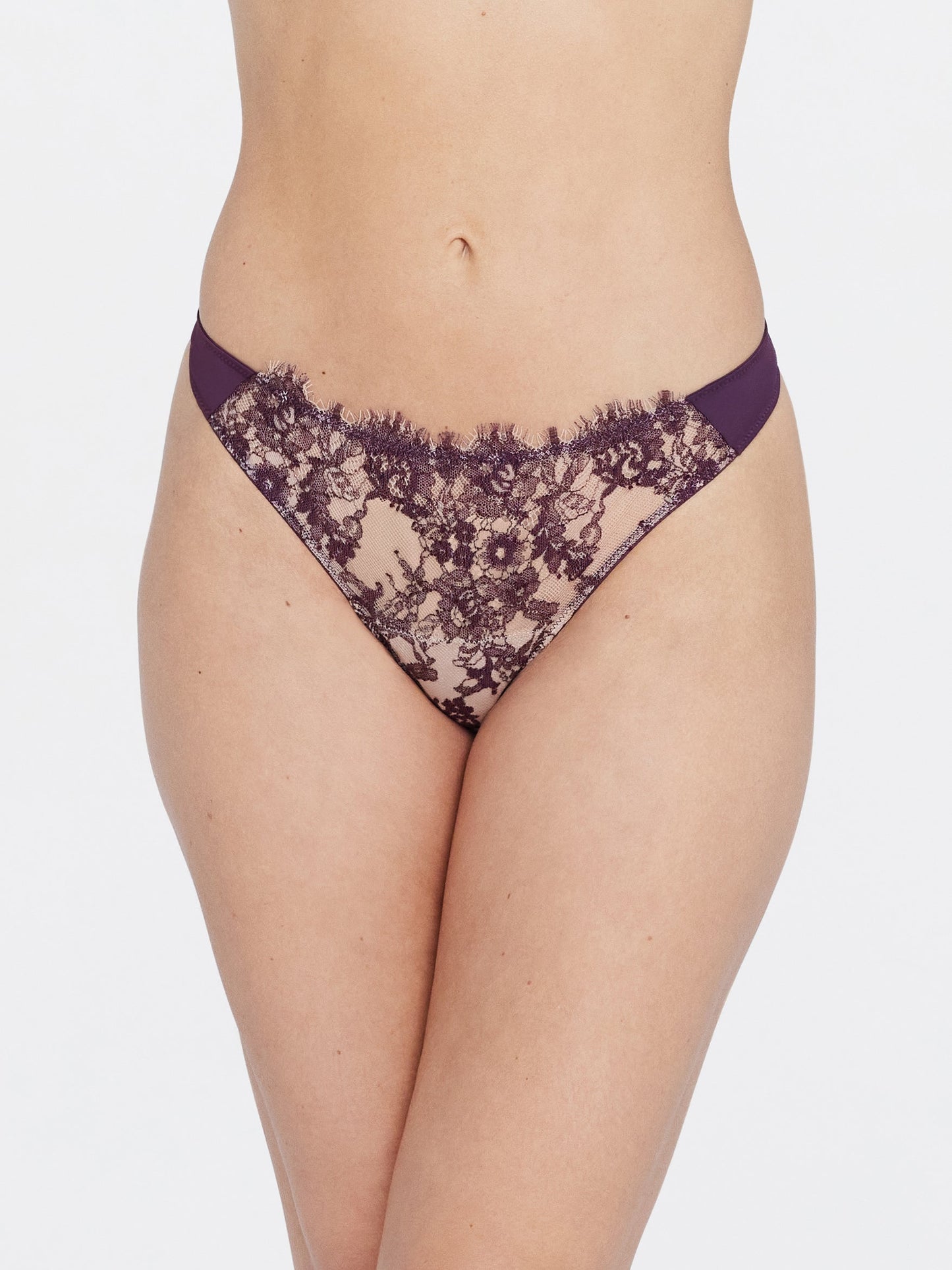 Entice Front Lace Thong - FINAL SALE