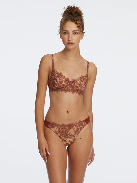 Entice Front Lace Thong - FINAL SALE