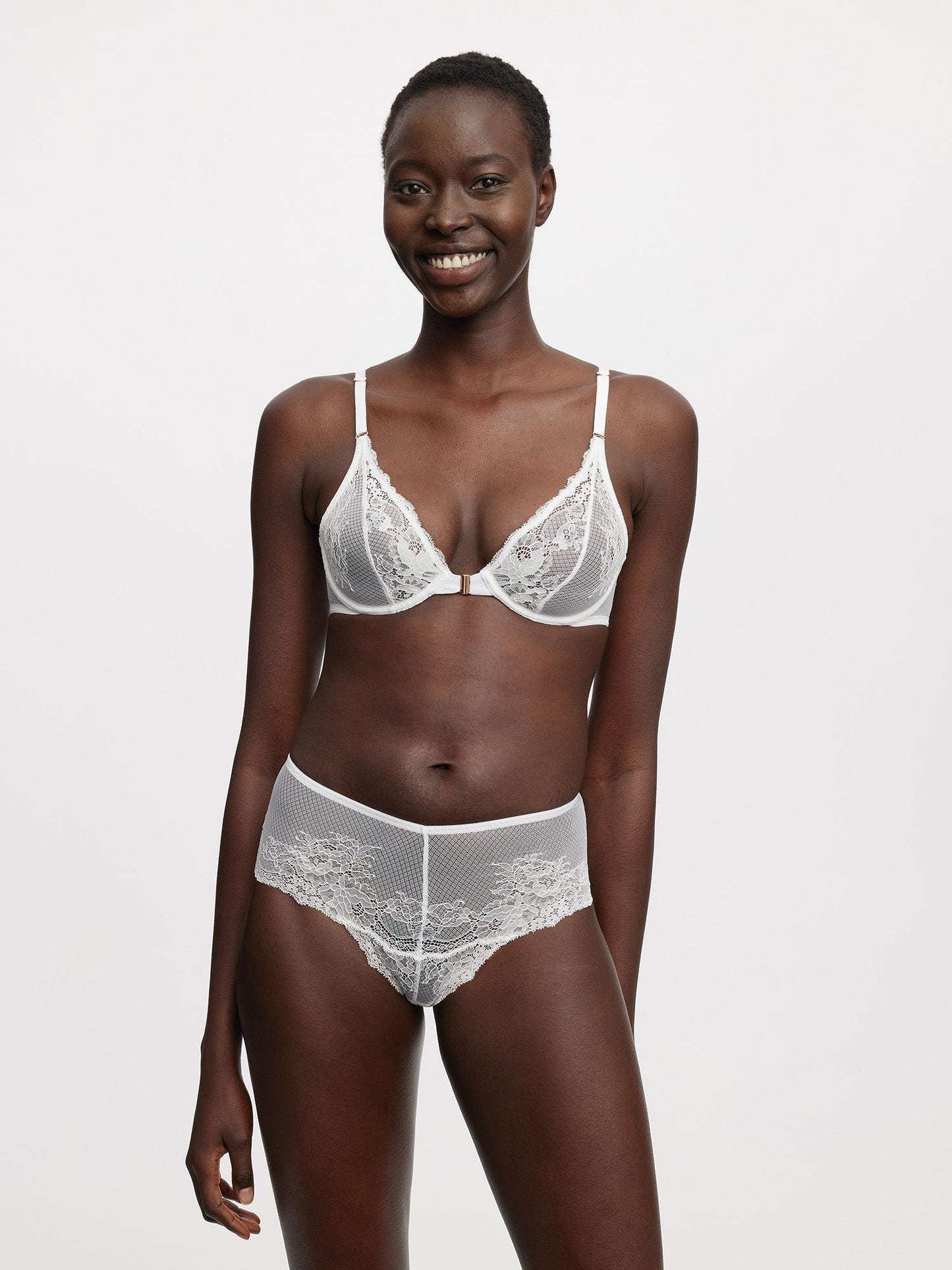 Flaunt Lace High Waist Thong - FINAL SALE