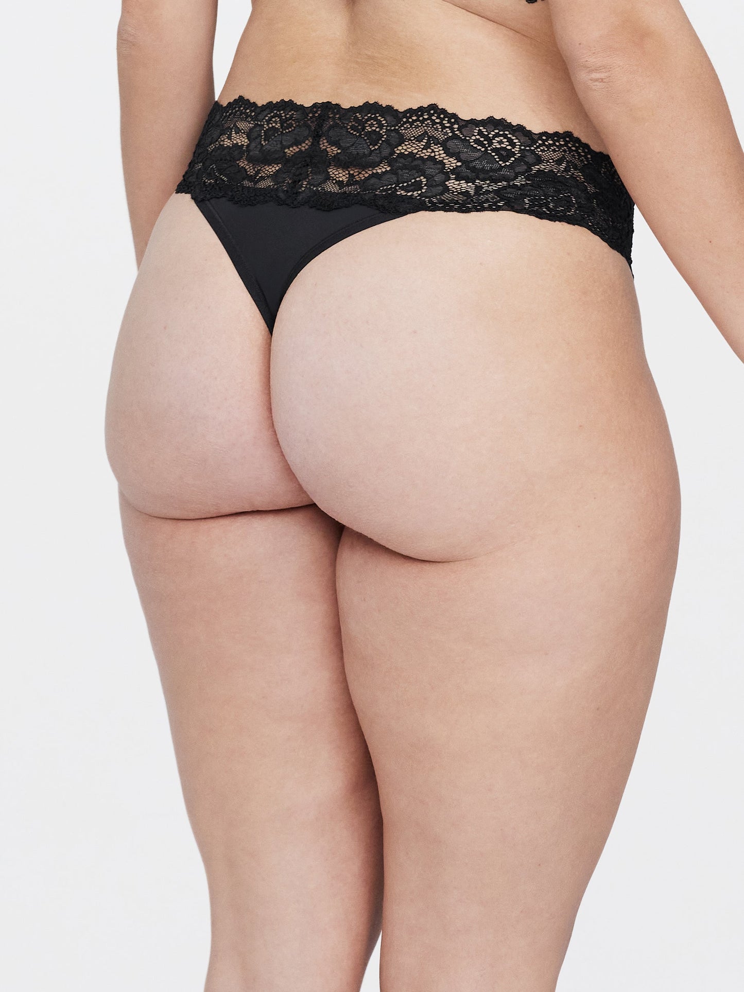 Goddess Lace Trim Thong