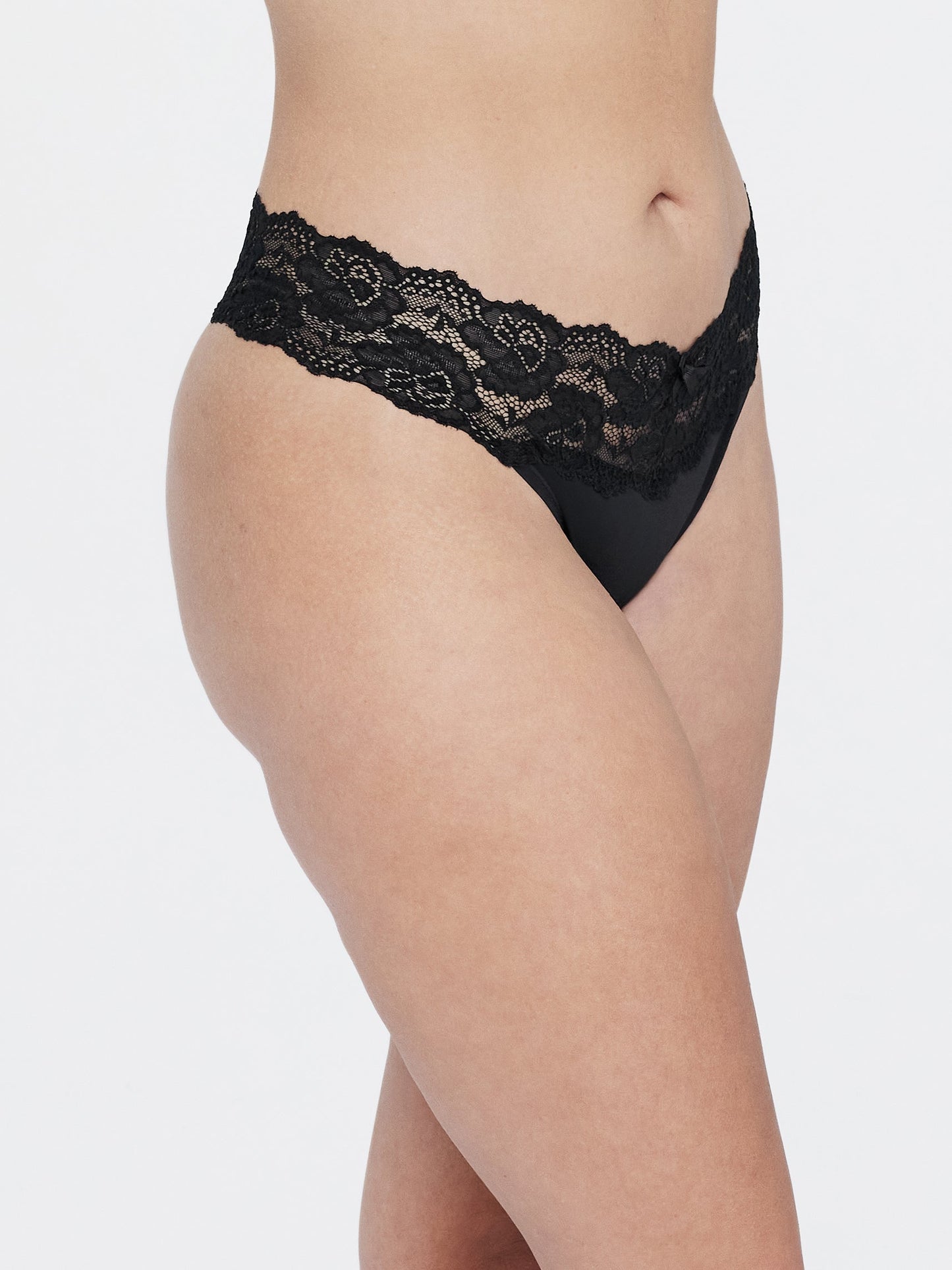 Goddess Lace Trim Thong