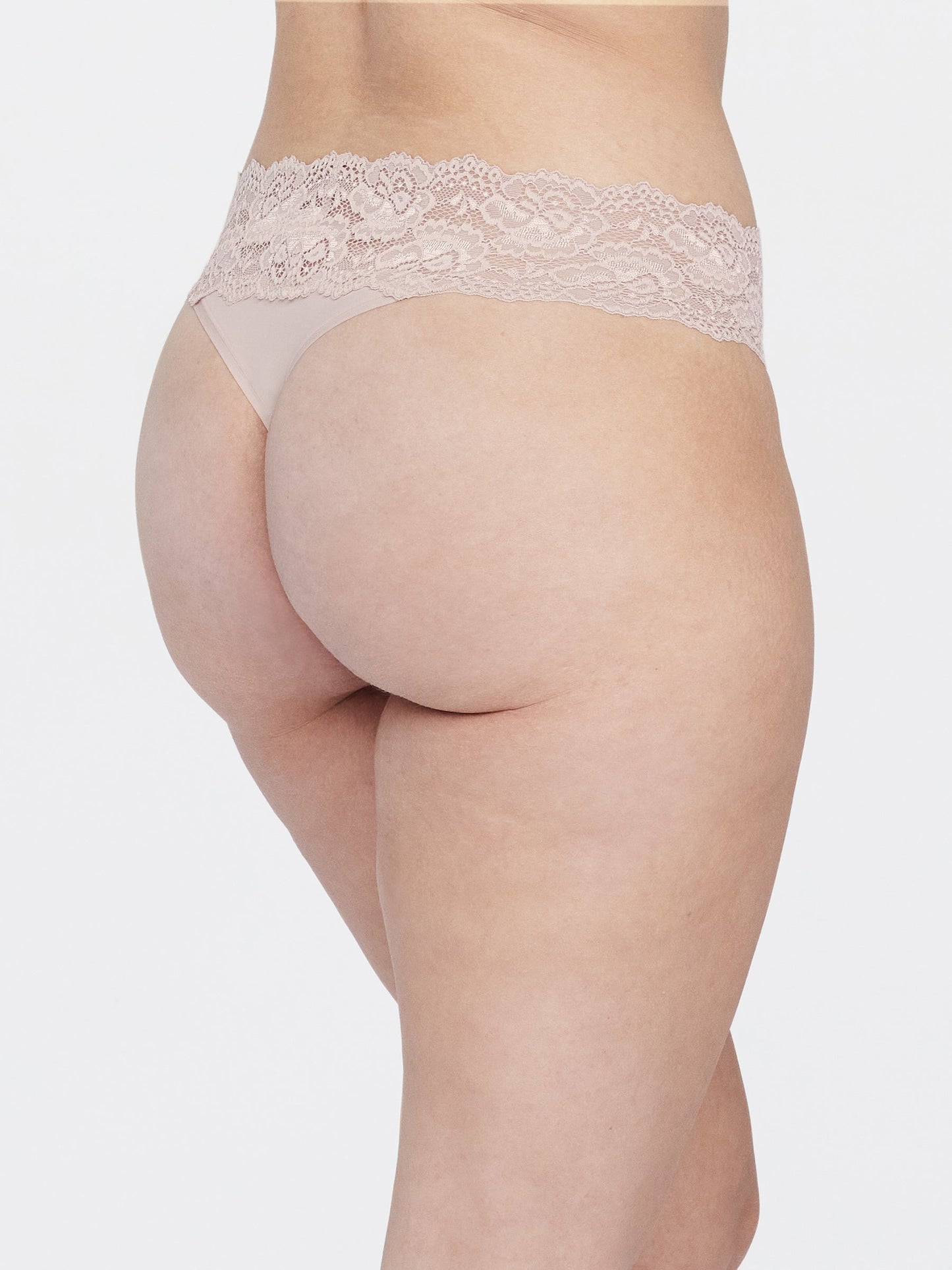 Goddess Lace Trim Thong