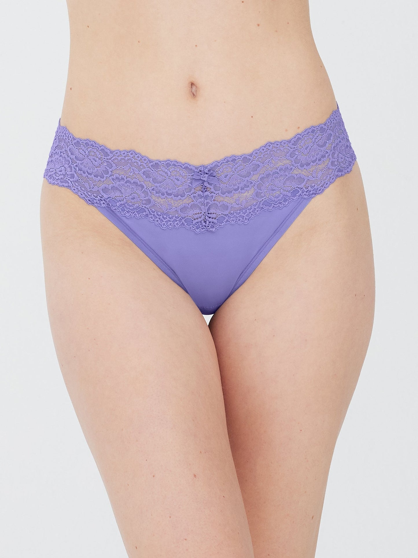 Goddess Lace Trim Thong 3 Pack