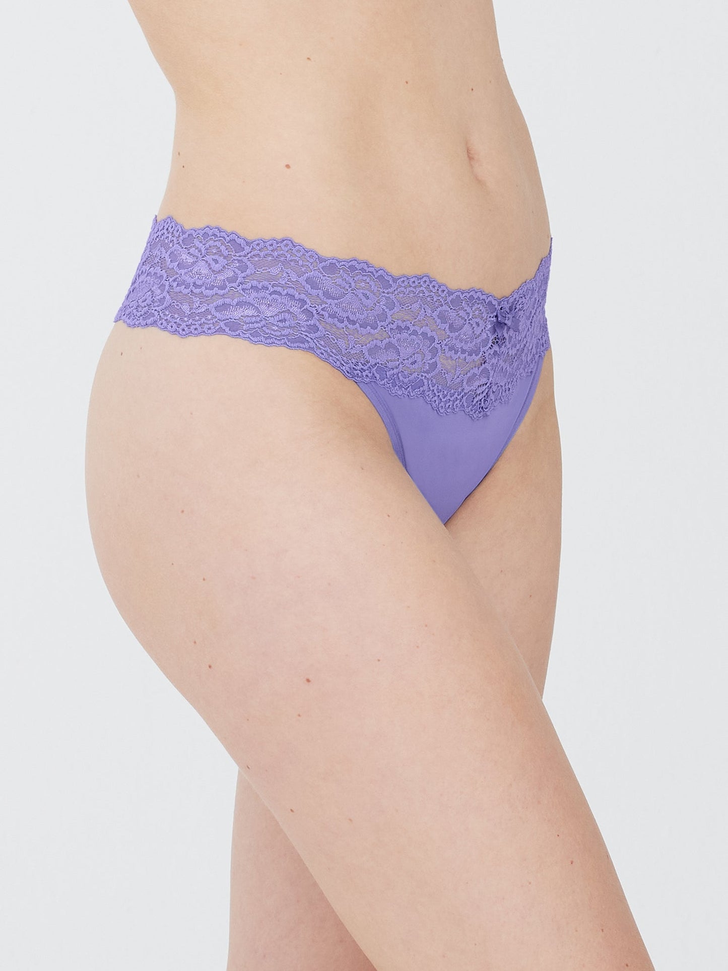 Goddess Lace Trim Thong 3 Pack