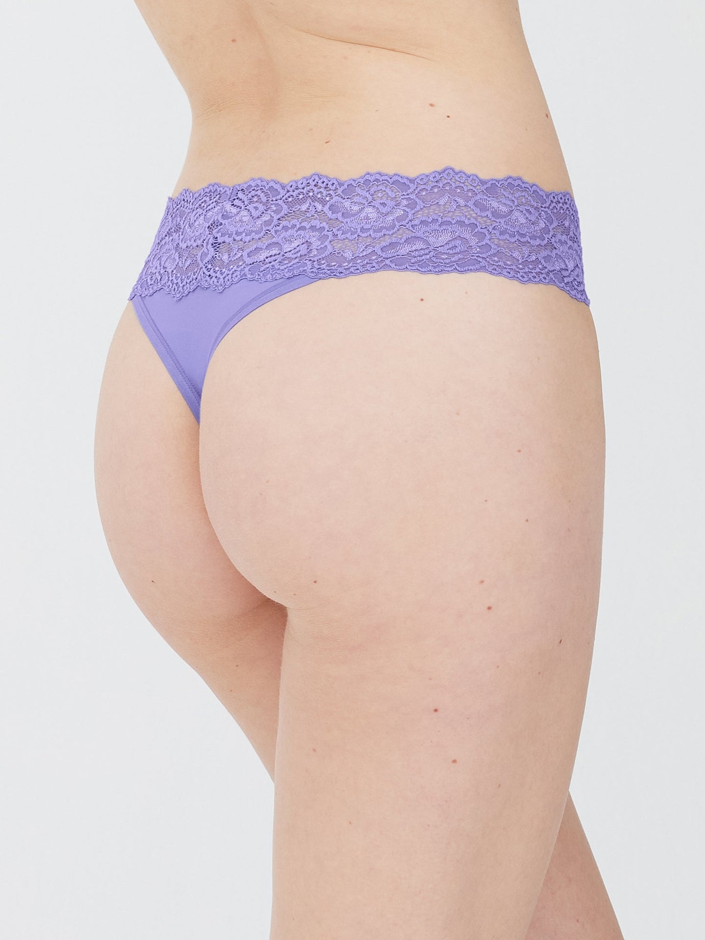 Goddess Lace Trim Thong 3 Pack