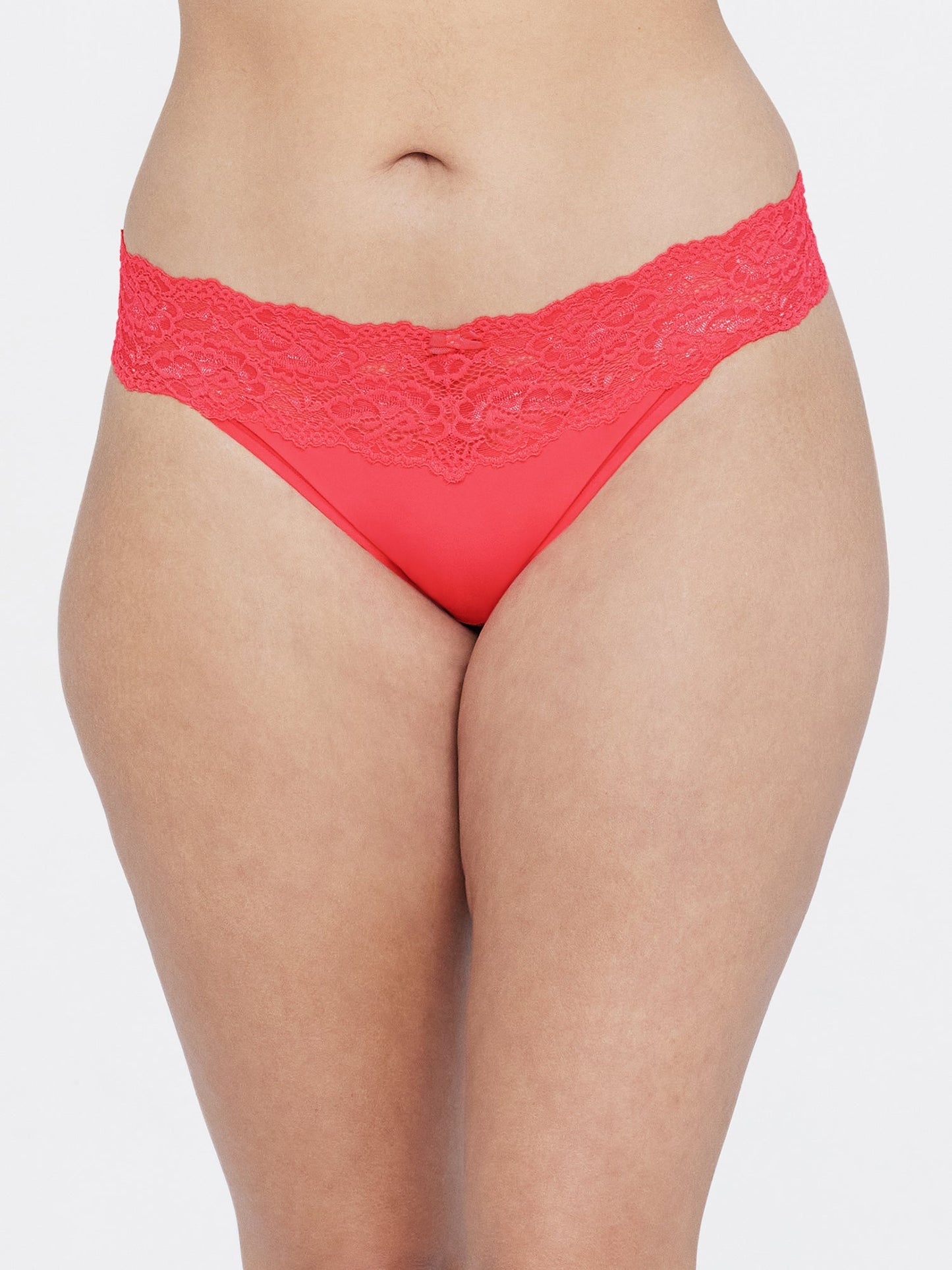 Goddess Lace Trim Thong 3-Pack