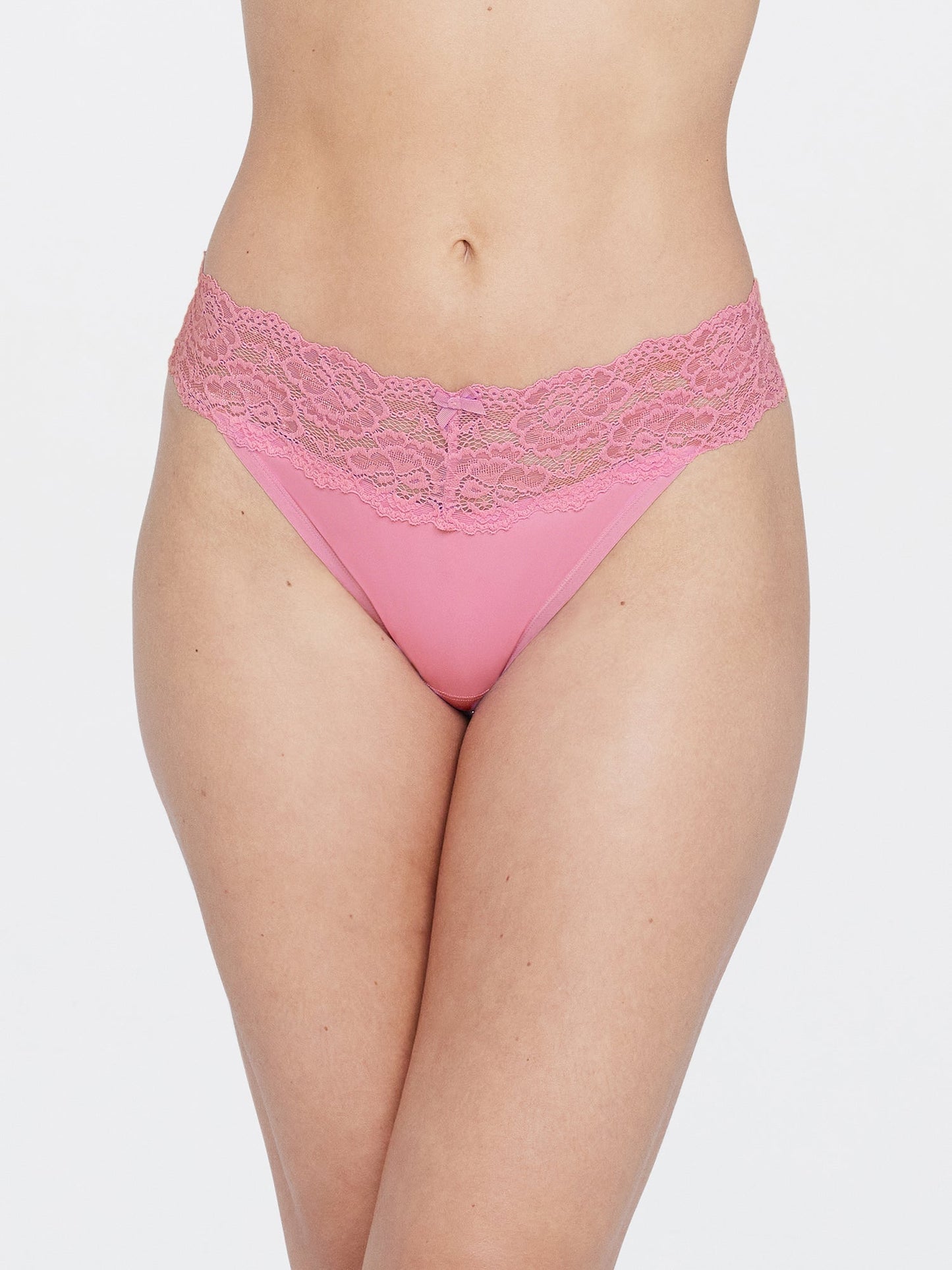 Goddess Lace Trim Thong 3-Pack