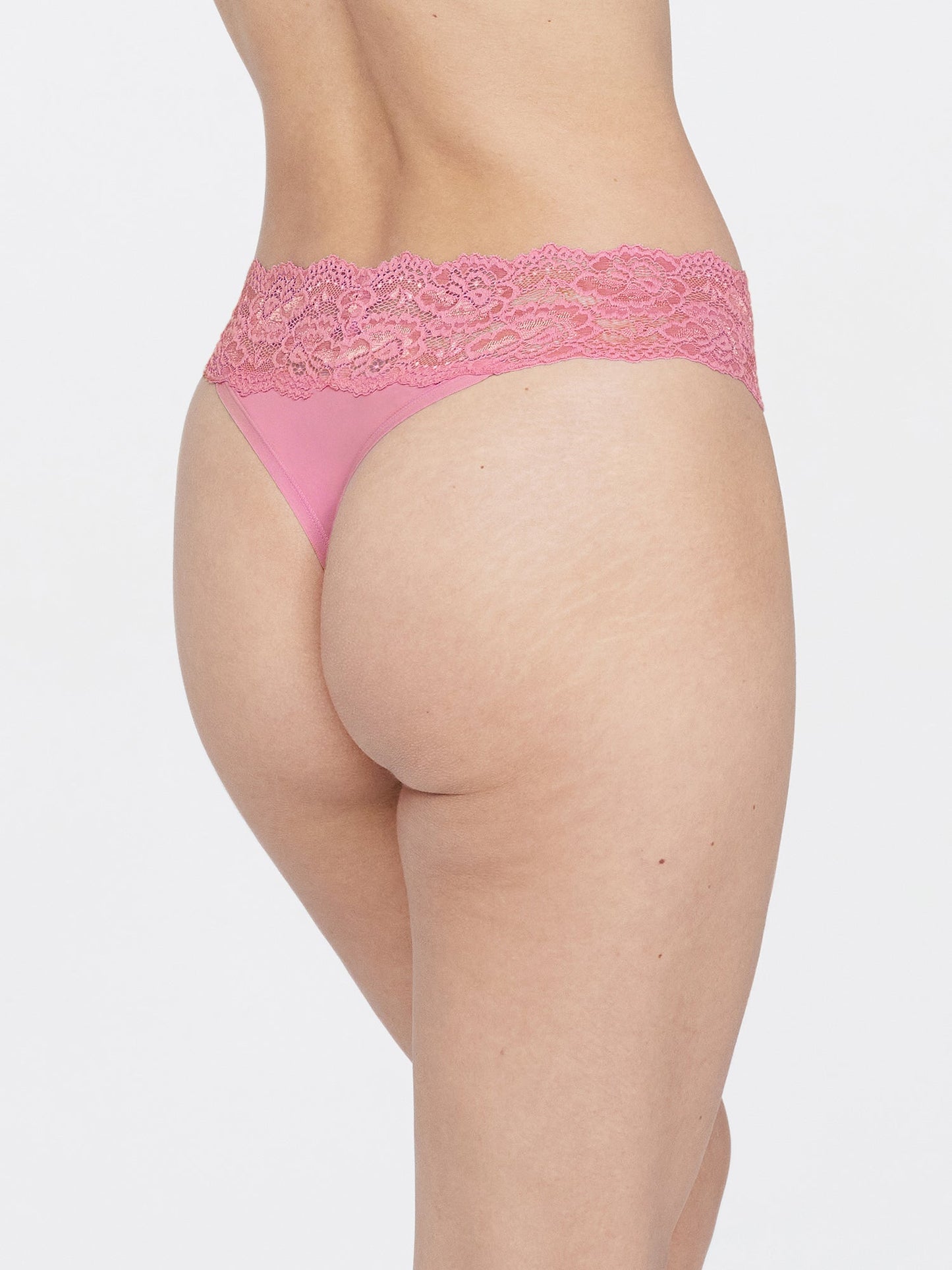 Goddess Lace Trim Thong 3-Pack