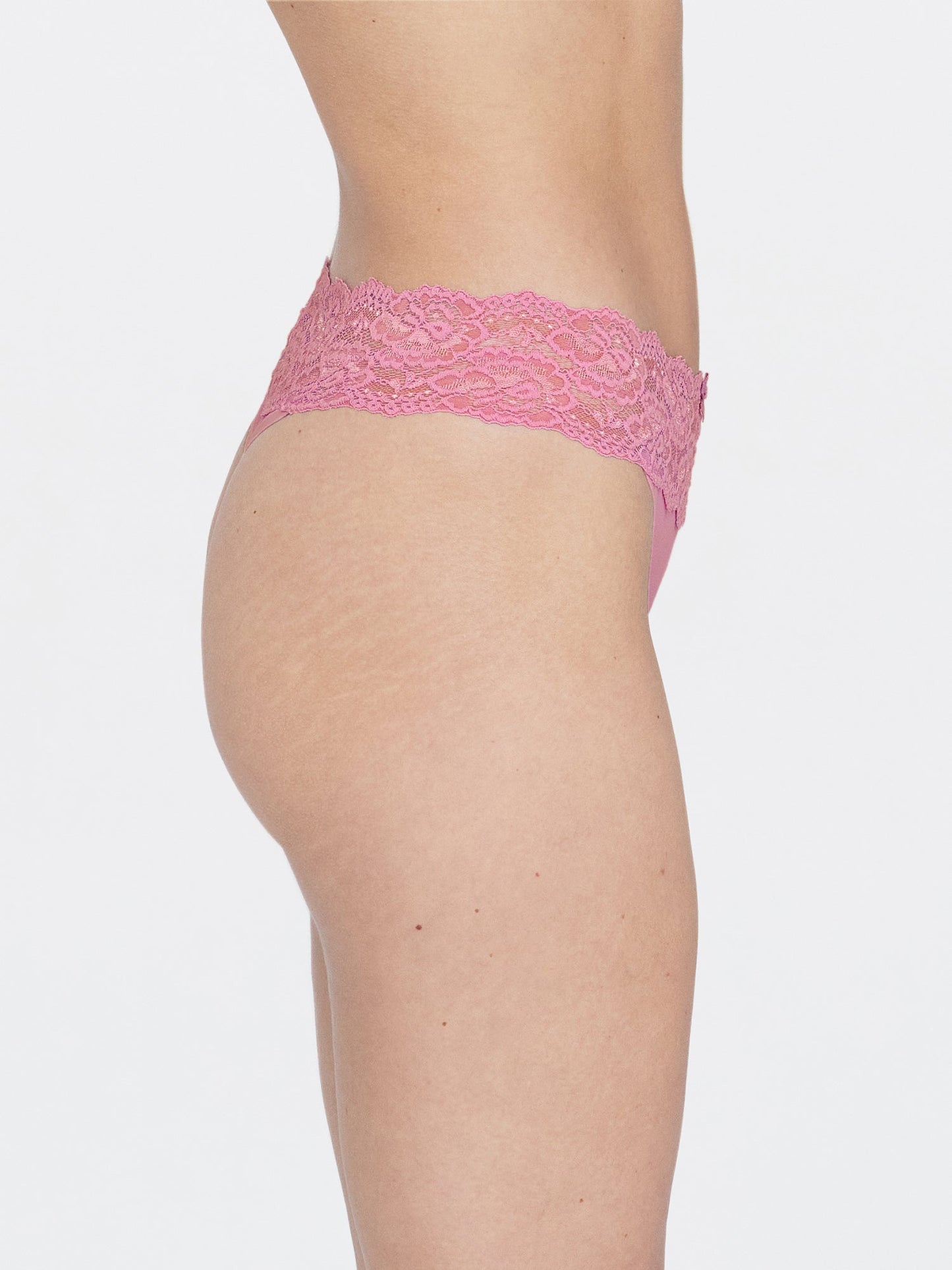 Goddess Lace Trim Thong 3-Pack