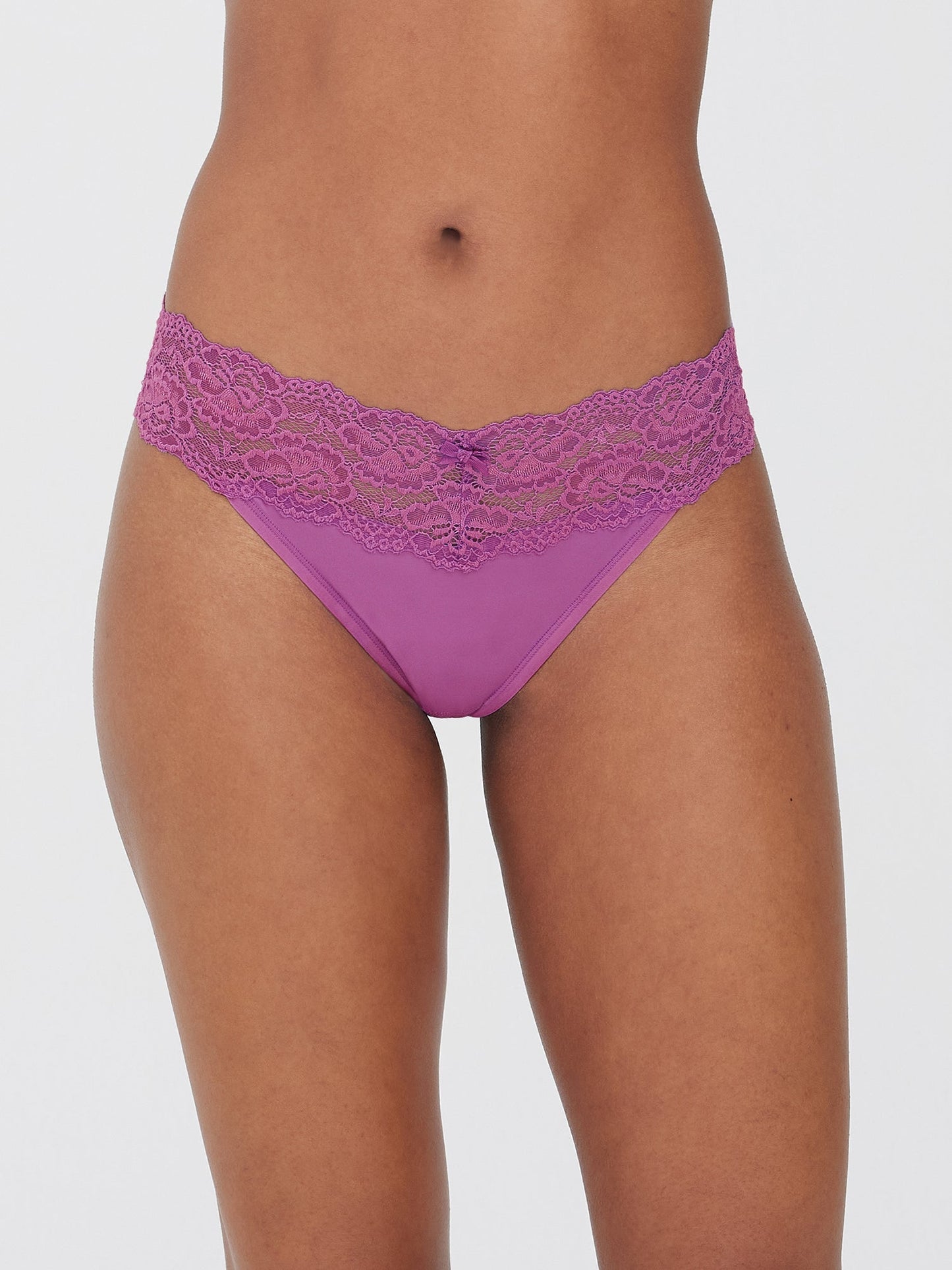 Goddess Lace Trim Thong 3 Pack