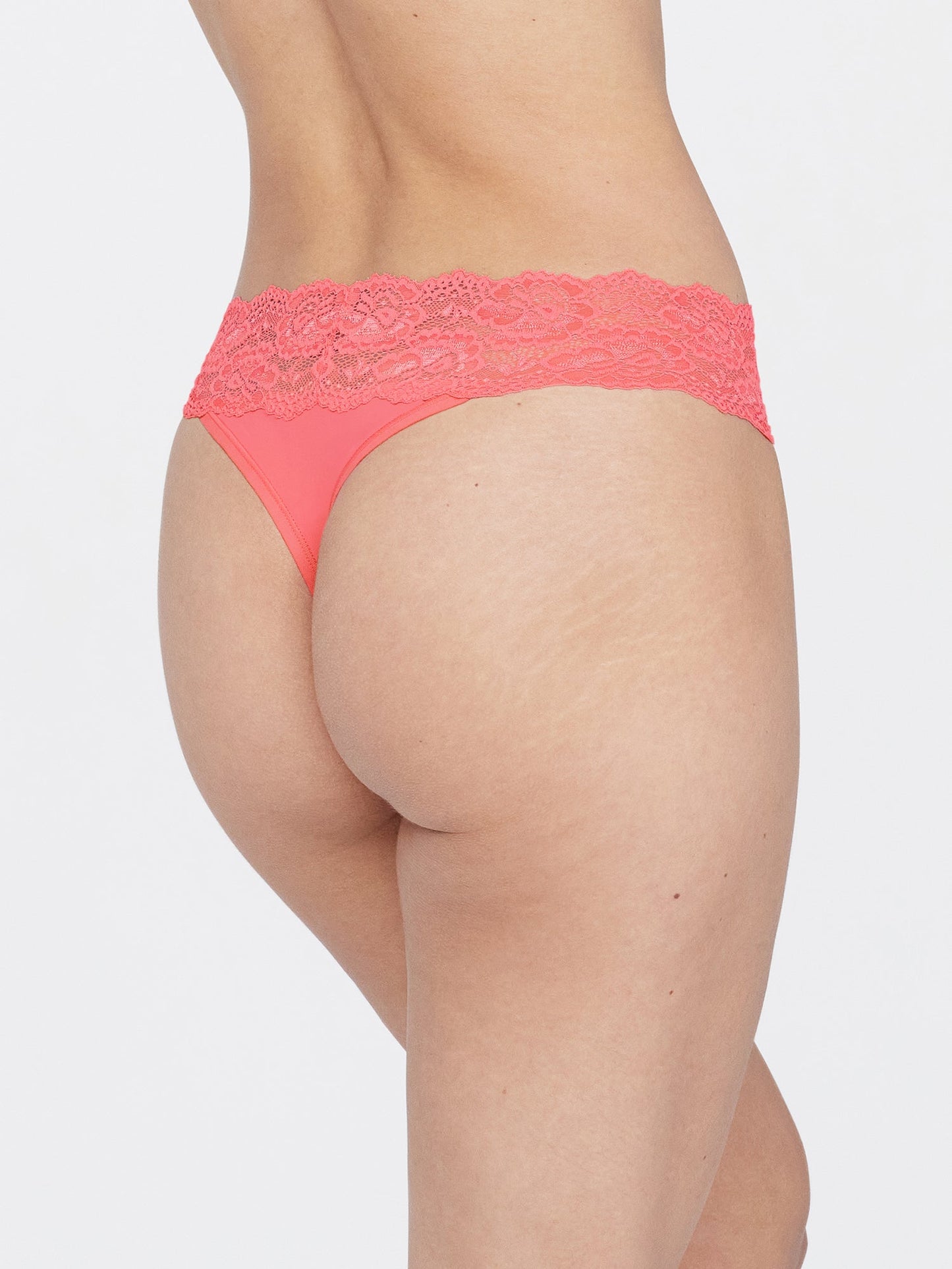 Goddess Lace Trim Thong 3-Pack
