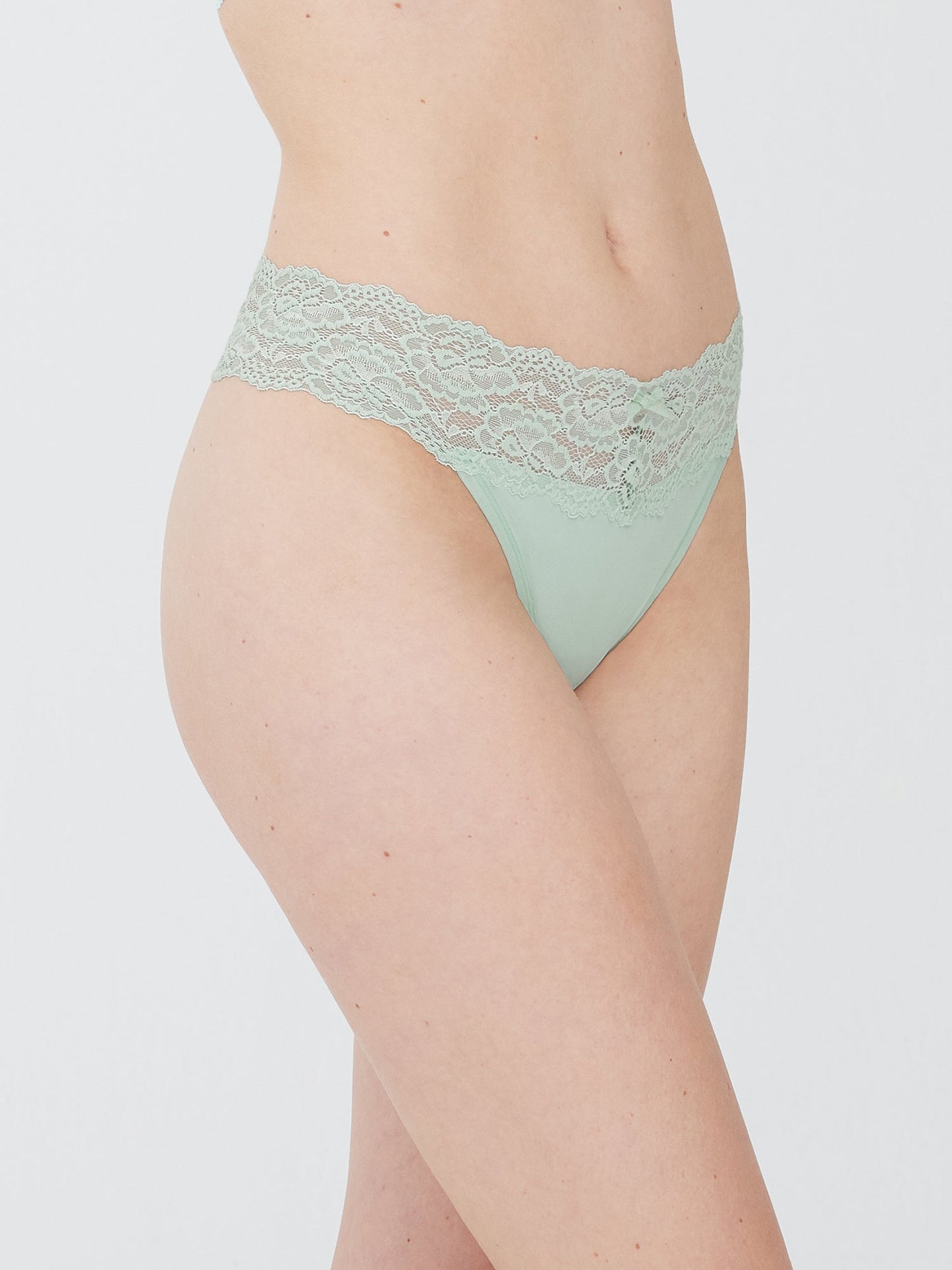 Goddess Lace Trim Thong 3 Pack - FINAL SALE