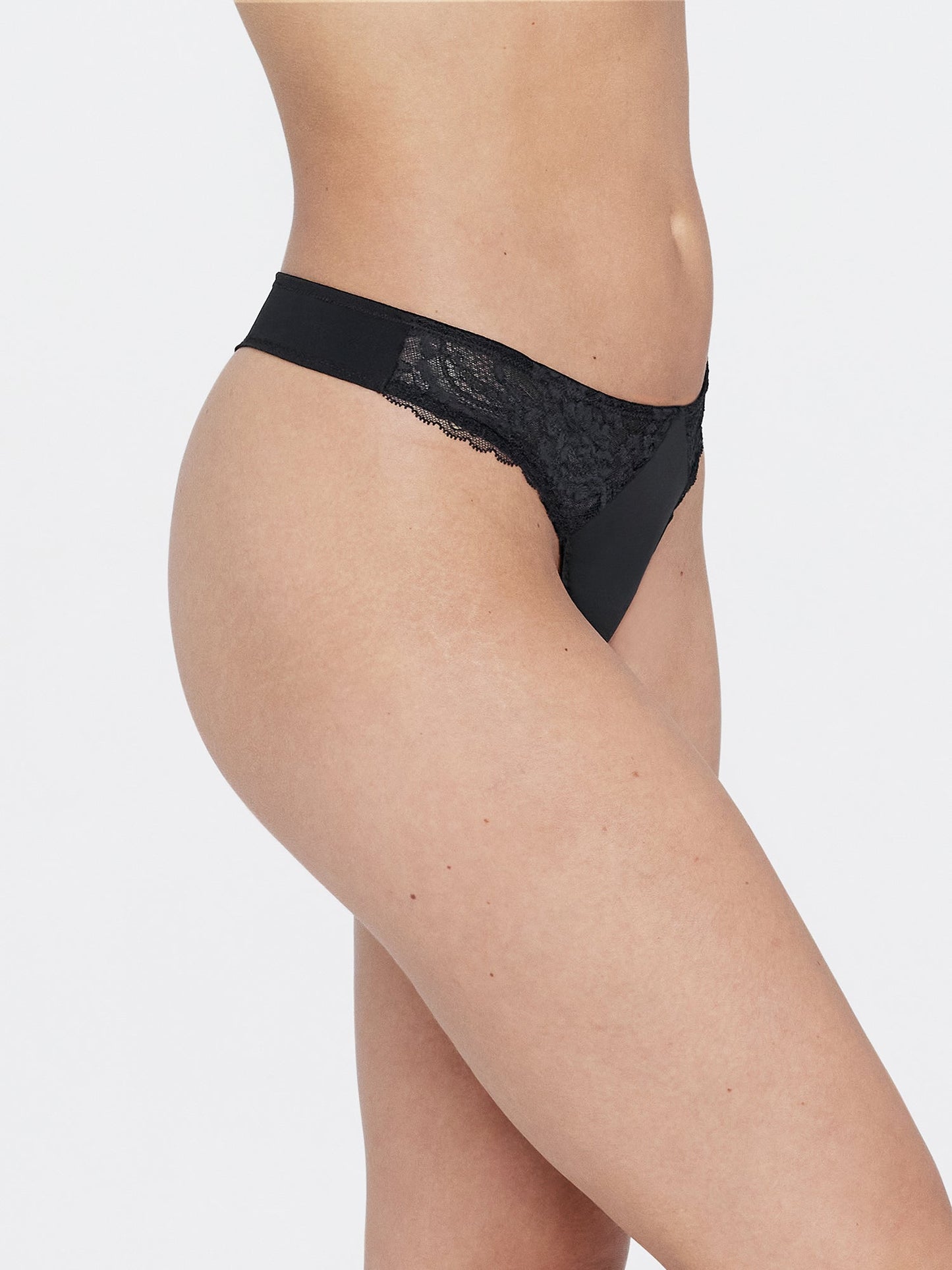 Minx Lace Trim Thong