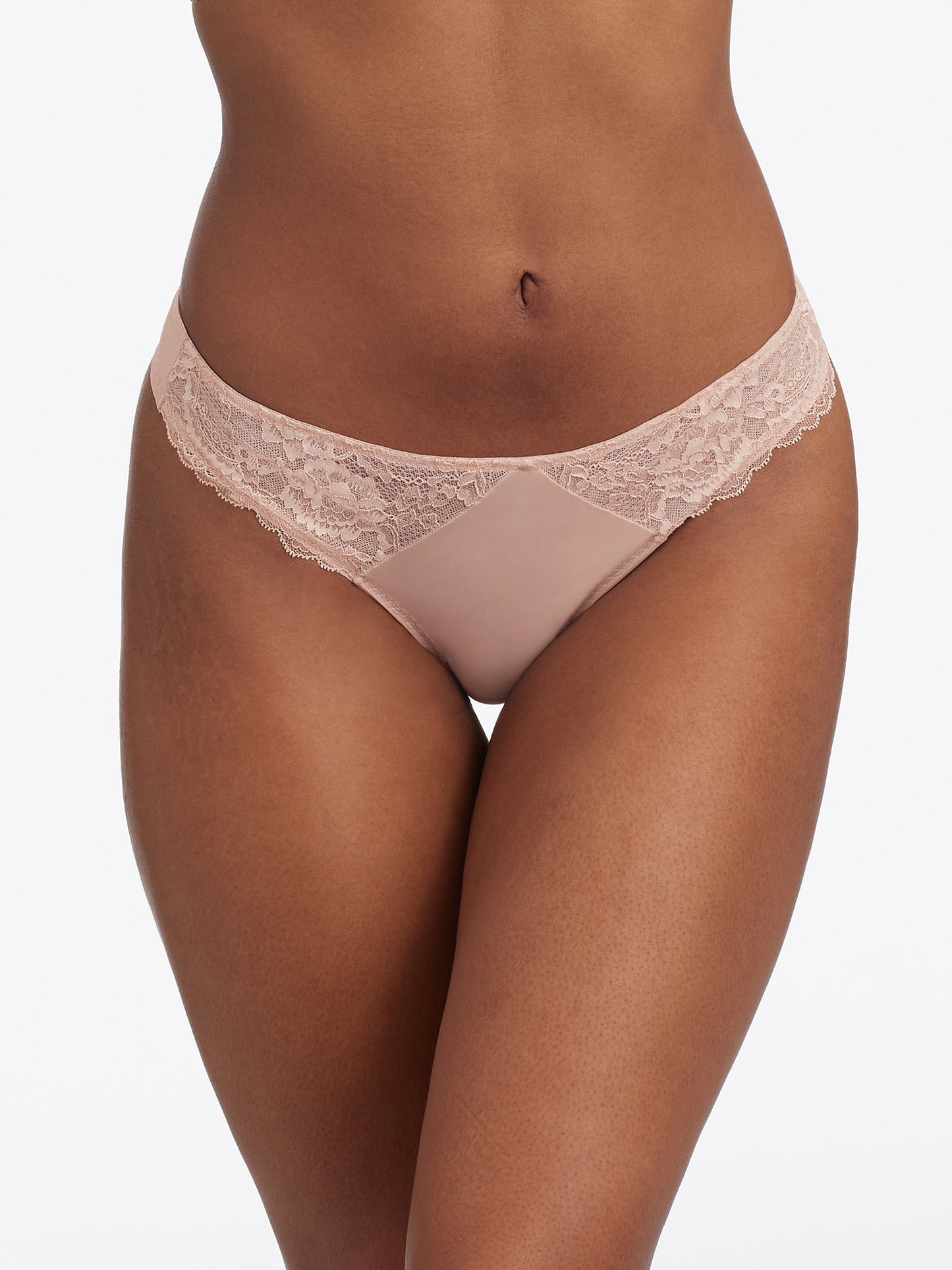 Minx Lace Trim Thong