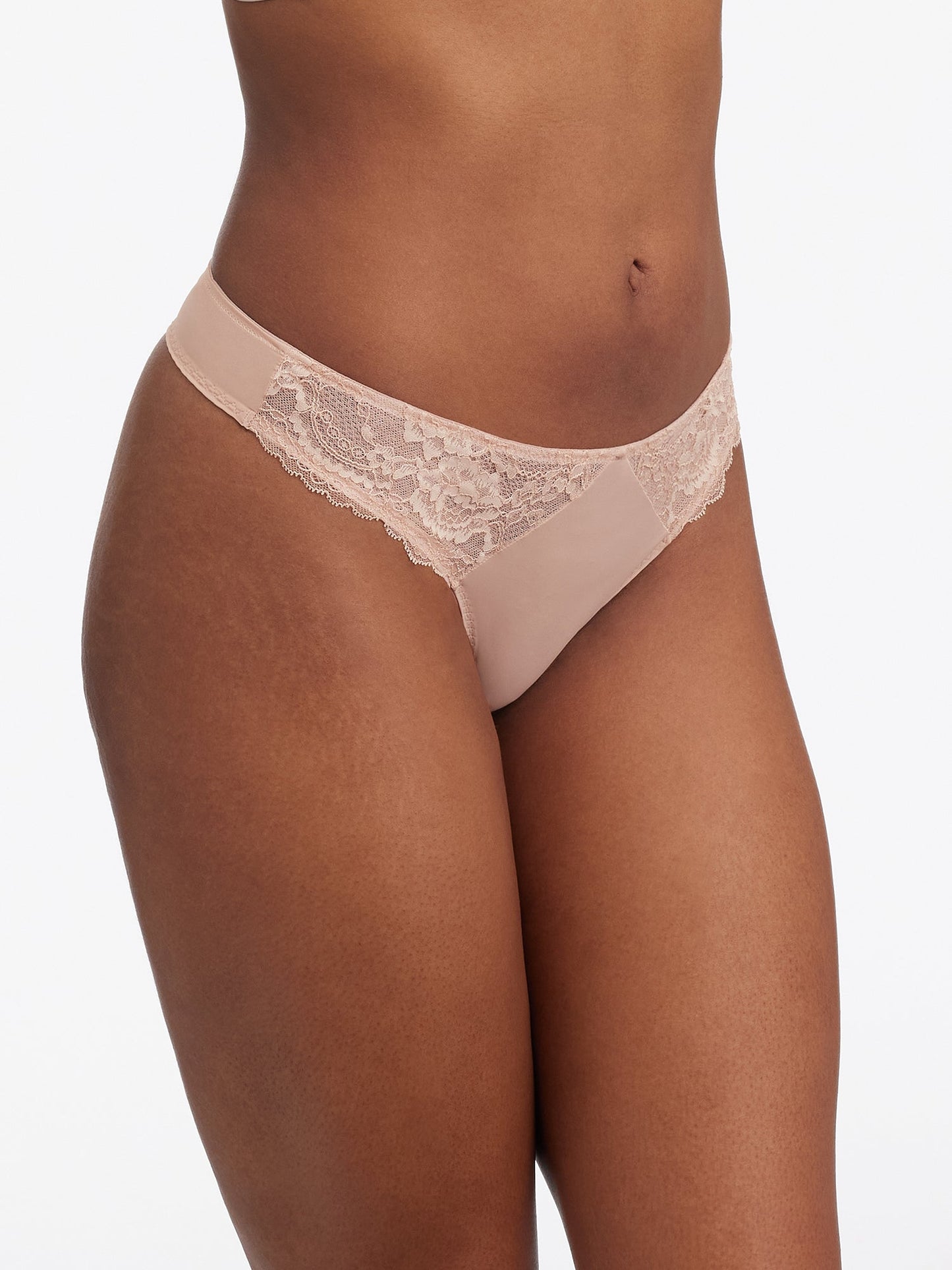 Minx Lace Trim Thong