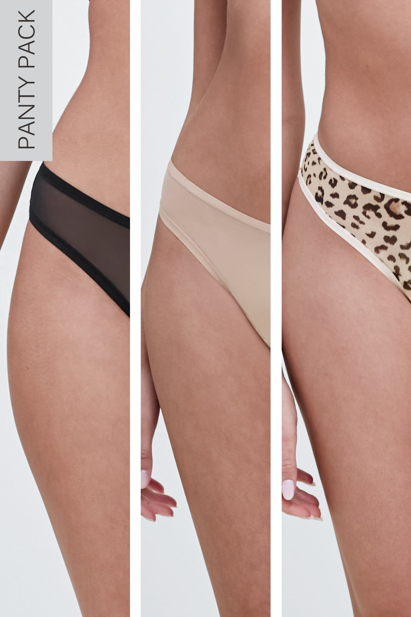 Spellbound Mesh Thong 3-Pack