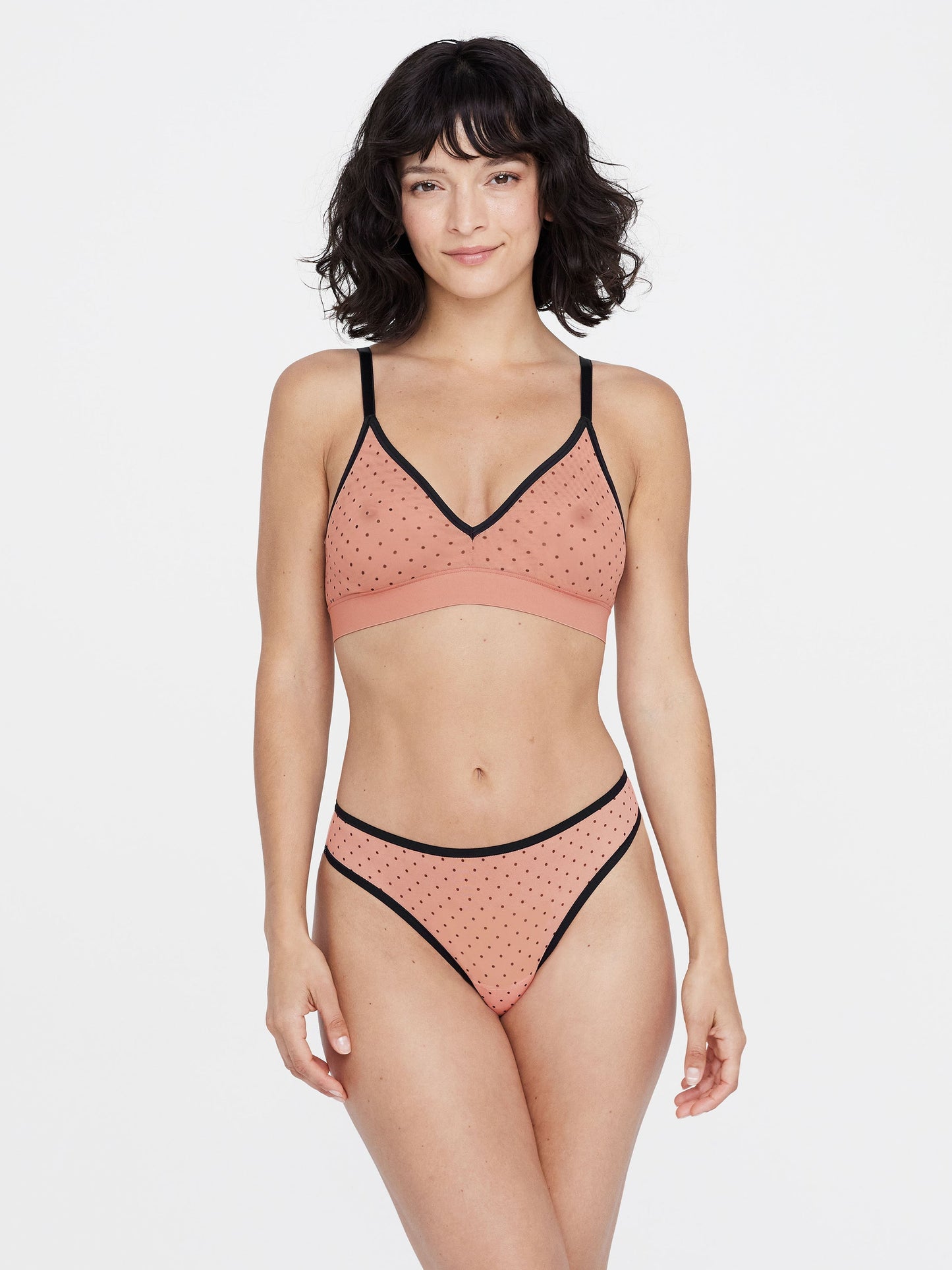 Spellbound Sheer Plunge Wireless Bra