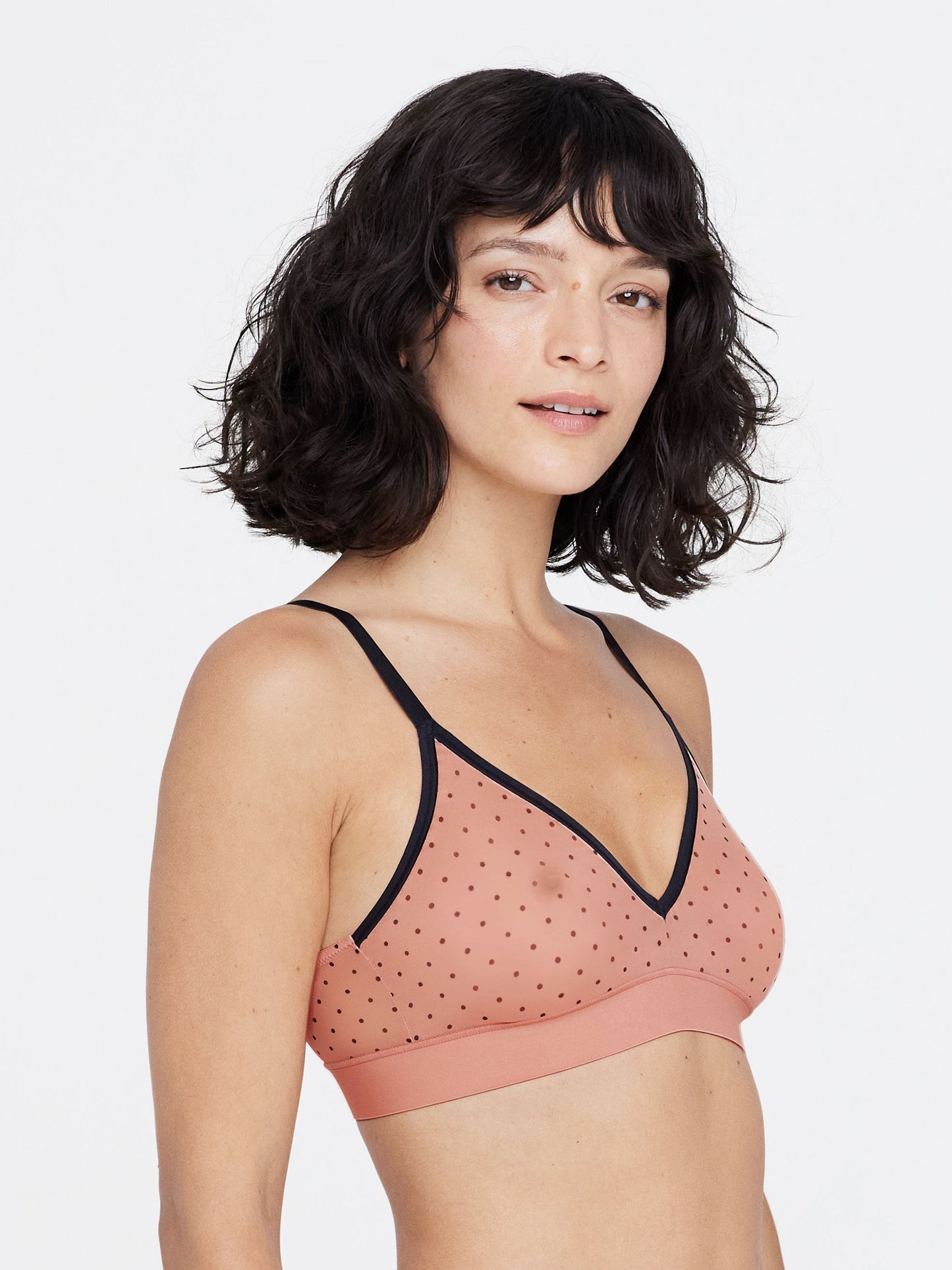 Spellbound Sheer Plunge Wireless Bra